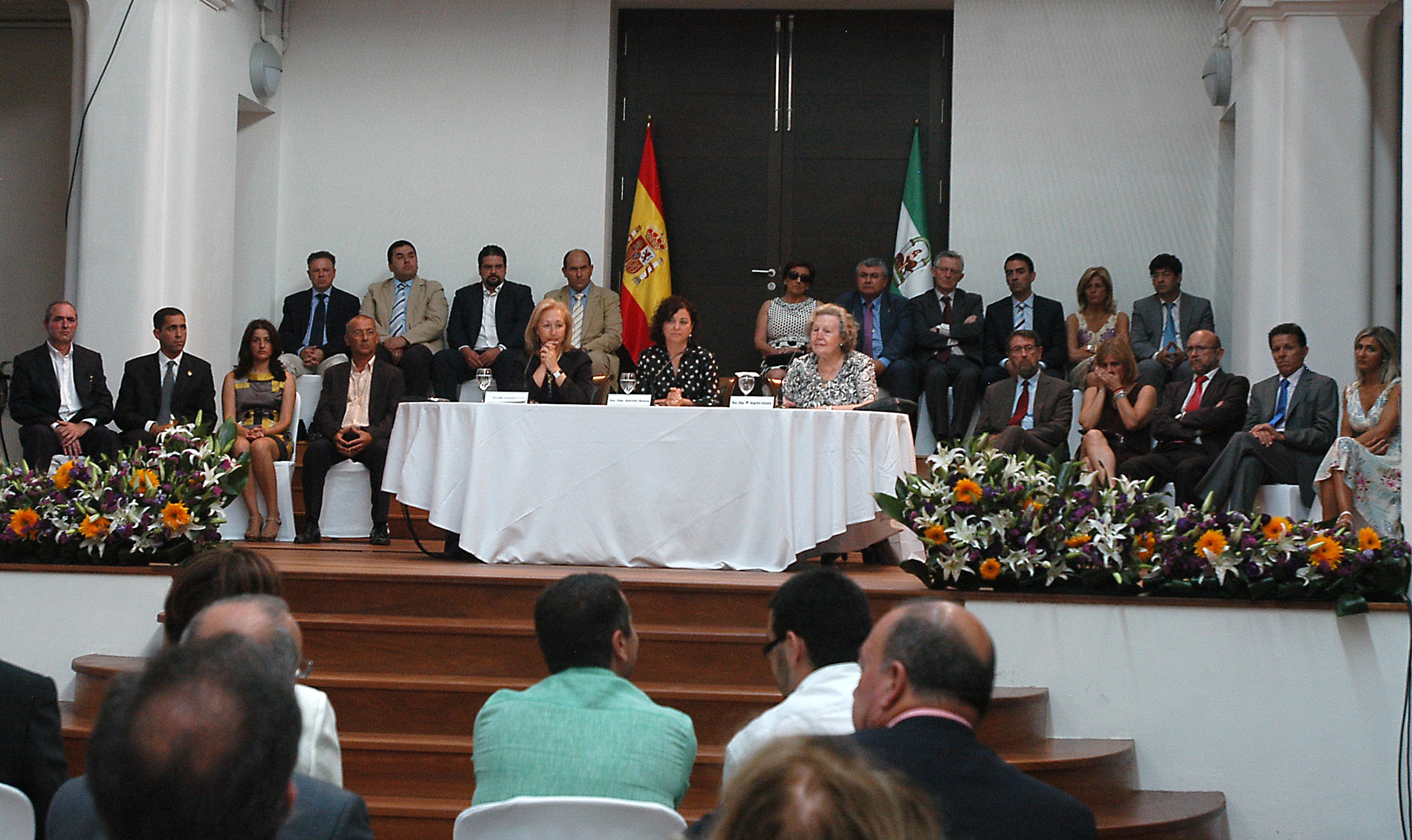 Un momento del acto celebrado hoy en Casares con motivo del 125 aniversario del nacimiento de Blas Infante