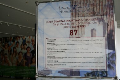 Entre sus contenidos, la muestra incluye el n�mero de veces en las que Valverde del Camino ha protagonizado debates en el Parlamento andaluz.