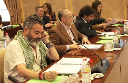 Snchez Gordillo y diputados del G.p, Socialista en la Comisin de Gobernacin y Justicia