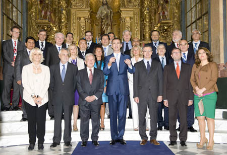 El presidente del Parlamento, Manuel Gracia, asiste a la inauguraci�n de la IX Conferencia Iberoamericana de Justicia Constitucional, presidida por S.A.R. el Pr�ncipe de Asturias 