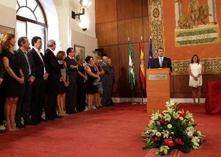 El presidente del Parlamento interviene en el acto de toma de posesin de Susana Daz como presidenta de la Junta
