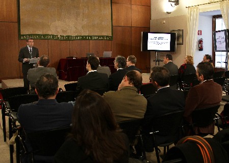 El presidente del Parlamento, Manuel Gracia, inaugura las jornadas sobre problemas actuales de la tcnica legislativa que se celebran en la sede de la Cmara