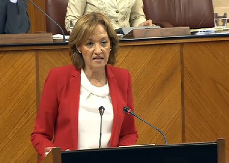 Mara del Carmen Ortiz, consejera de Agricultura, solicita la convalidacin del Decreto Ley