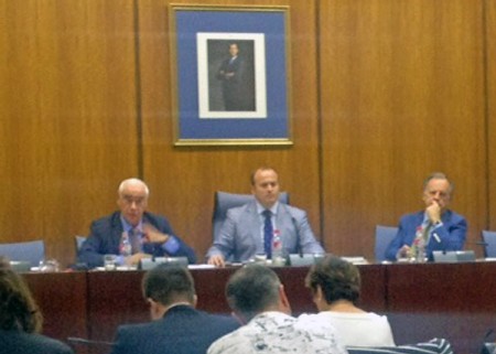 El ex consejero de Educacin, Cultura y Deporte Luciano Alonso comparece ante la Comisin de Investigacin sobre formacin