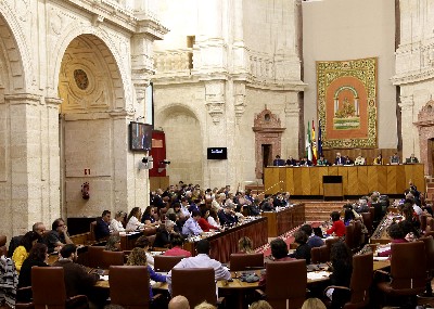 El Pleno del Parlamento, en la votacin de las resoluciones tras el debate sobre el Estado de la Comunidad Autnoma