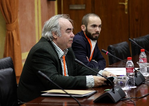 Rafael Minayo Conde y Alejandro Saudo Gonzlez, de la Confederacin de Asociaciones Vecinales de Andaluca
