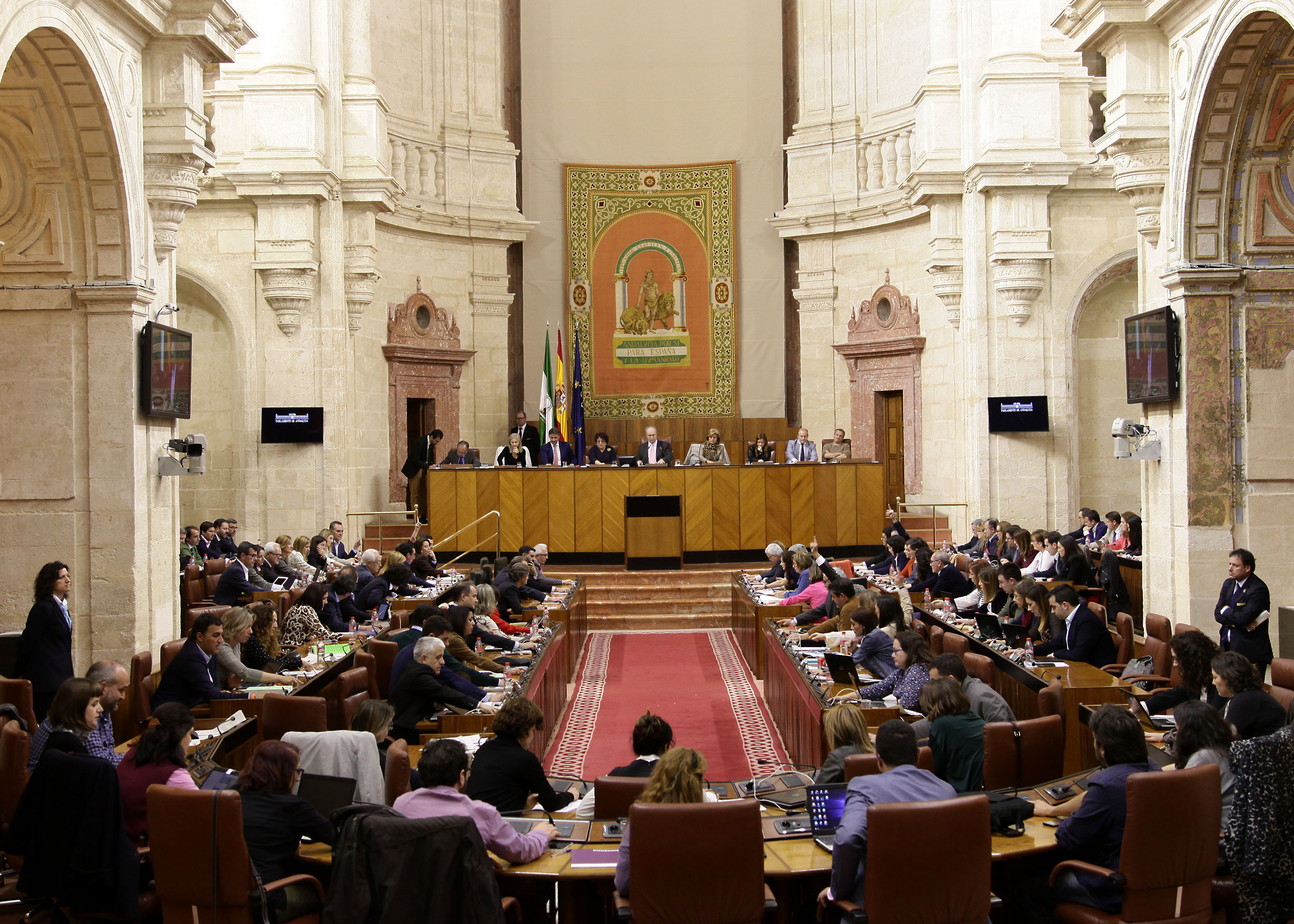 El Pleno del Parlamento, durante la votacin del Dictamen de la Comisin de Investigacin sobre formacin