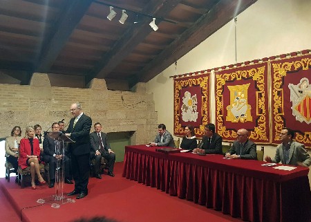 Juan Pablo Durn interviene en el acto celebrado para conmemorar el Da de las Cortes Valencianas