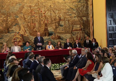 El Parlamento celebra su XXXV aniversario con un acto en el Saln de los Tapices del Real Alczar de Sevilla