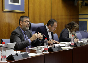 El presidente de la Cmara de Cuentas, Antonio Lpez, presenta un informe a la Comisin de Presidencia
