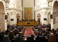 El Pleno del Parlamento vota la propuesta de toma en consideracin de una proposicin de Ley del Grupo Podemos