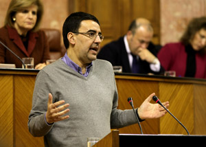 El portavoz del Grupo Socialista, Mario Jimnez, cierra el debate sobre Financiacin Autonmica