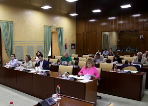Diputados de la Comisin de Educacin, en la sesin de esta maana