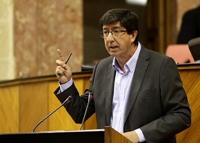 Juan Marn presenta al Pleno la proposicin de ley del Grupo Ciudadanos de modificacin de la Ley de la RTVA