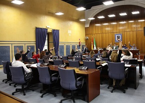 La Comisin de Cultura, durante una de las votaciones de la sesin