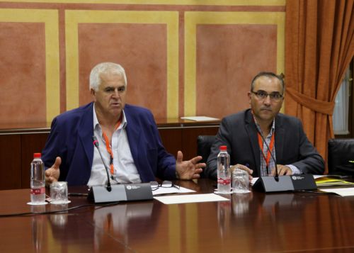   Miguel López e Ignacio M. Barrero comparecen en representación de la Unión de Agricultores y Ganaderos de Andalucía COAG Andalucía