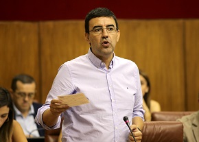  El portavoz del Grupo Socialista, Mario Jimnez, interviene ante el Pleno