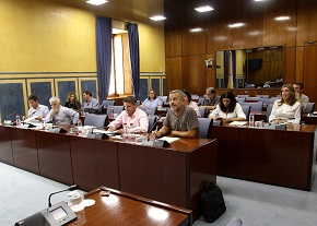  Diputados de la Comisin de Presidencia, durante el debate del Dictamen del proyecto de Ley Audiovisual