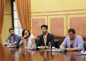  Representantes de la Federacin Andaluza de Centros Juveniles 'El Patio'