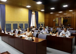  Diputados de la Comisin de Medio Ambiente, durante la comparecencia del consejero