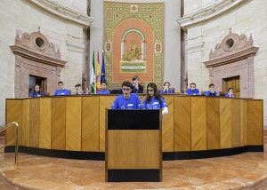  El Pleno Infantil de UNICEF ha celebrado su dcima edicin en el Parlamento de Andaluca