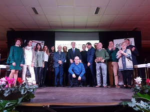  El presidente del Parlamento, Juan Pablo Durn, participa en la Gala de la III Edicin de los Premios ACEVI en Villafranca de Crdoba