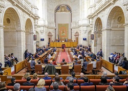   El Pleno del Parlamento, durante una de las votaciones de la sesin constitutiva de la XI Legislatura
