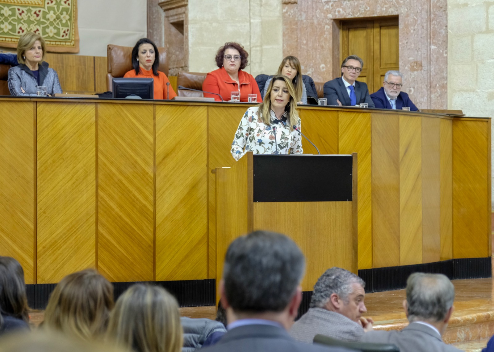  Susana Daz se dirige al candidato a la presidencia de la Junta de Andaluca en nombre del Grupo Socialista