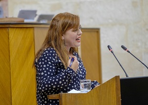 Mara Vanessa Garca, del Grupo parlamentario Adelante Andaluca