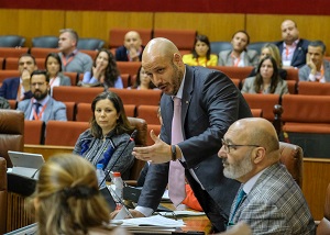  Rodrigo Alonso, del Grupo parlamentario Vox, interviene en la sesin de control