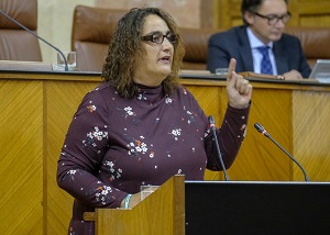 ngela Aguilera presenta al Pleno la proposicin no de ley del Grupo Adelante Andaluca sobre proteccin de Doana 
