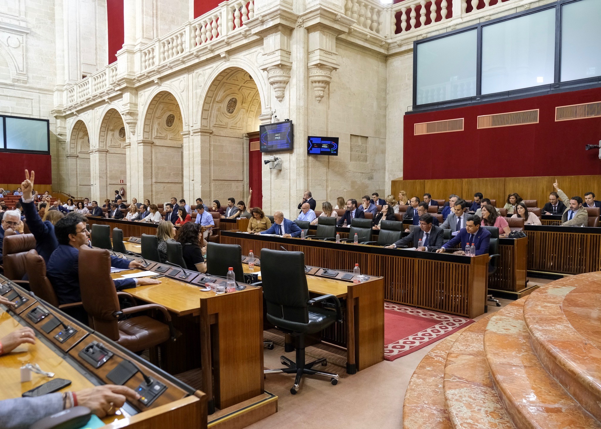 El Pleno, durante la votacin de una de las proposiciones no de ley