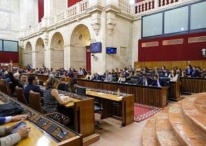  El Pleno del Parlamento, en la votacin de las enmiendas a la totalidad del proyecto de Ley del Presupuesto para 2019