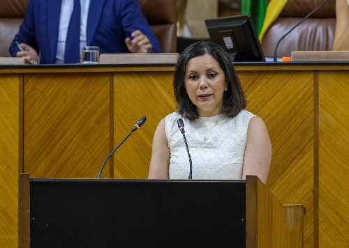  ngela Mara Mulas, portavoz adjunta del G.P. Vox en Andaluca, presenta una interpelacin relativa a polticas en materia de violencia de gnero, igualdad de trato y diversidad 
