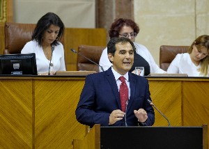 El portavoz del Grupo parlamentario Popular Jos Antonio Nieto interviene en el Pleno 