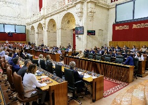  El Pleno del Parlamento vota la propuesta de toma en consideracin de una proposicin de ley sobre prevencin del juego patolgico en Andaluca presentada por el Grupo Socialista