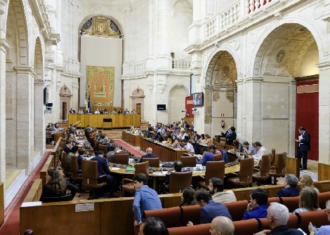  El Pleno del Parlamento de Andaluca en su segunda sesin 