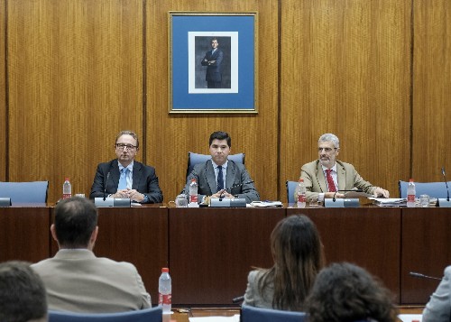Manuel Recio asiste a la ltima comparecencia de la tarde de la Comisin de Investigacin Fundacin Andaluza Fondo de Formacin y Empleo 