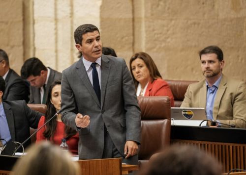 Sergio Romero, portavoz de Adelante Andaluca, pregunta sobre la situacin de la dependencia en Andaluca
