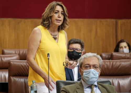  Susana Daz, presidenta del Grupo Parlamentario Socialista, formula su pregunta relativa a medidas y actuaciones del Gobierno andaluz una vez finalizado el estado de alarma