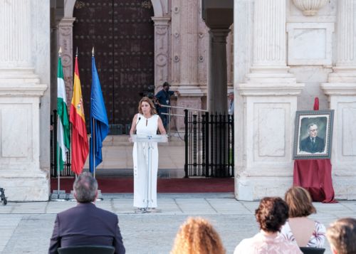 Susana Daz recuerda la figura de Blas Infante en el acto del 135 aniversario del nacimiento del Padre de la Patria Andaluza