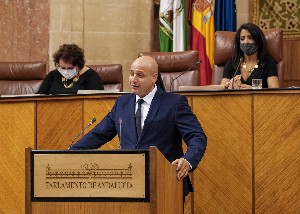   Rodrigo Alonso, del Grupo Parlamentario Vox, interviene ante el Pleno
