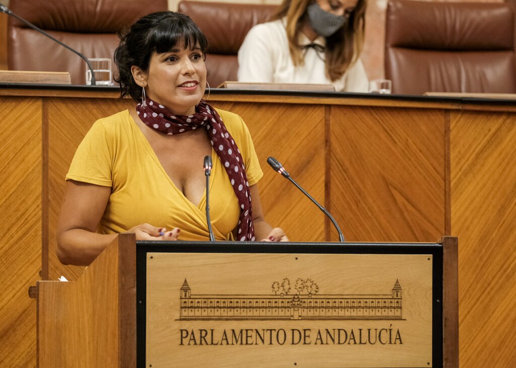  Teresa Rodrguez, presidenta del Grupo Adelante, defiende la Proposicin de Ley de reforma de la Ley 2/1998, de 15 de junio, de Salud de Andaluca


