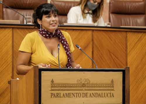  Teresa Rodrguez, presidenta del Grupo Adelante, defiende la Proposicin de Ley de reforma de la Ley 2/1998, de 15 de junio, de Salud de Andaluca

