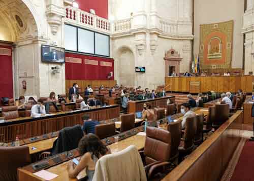 Sesin de control al Gobierno en la Cmara andaluza 