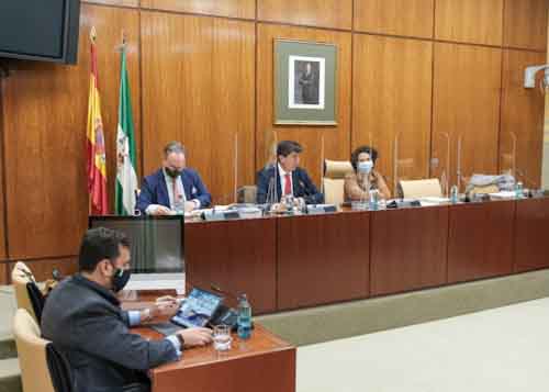 La Mesa de la Comisin de Turismo, Regeneracin, Justicia y Administracin Local 