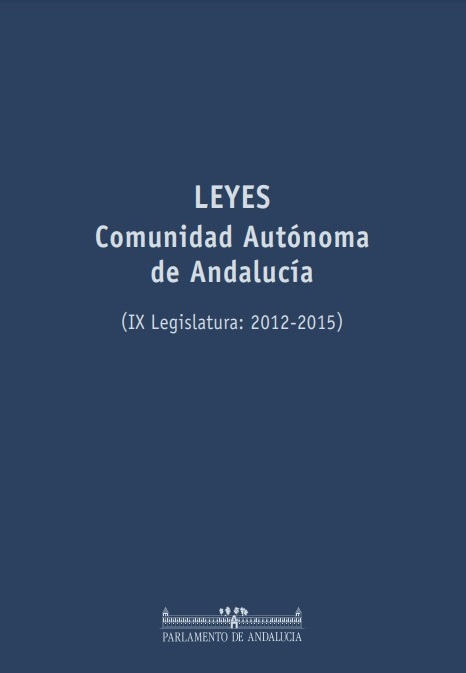 Leyes de la Comunidad Autónoma de Andalucía - Novena legislatura (2012-2015)