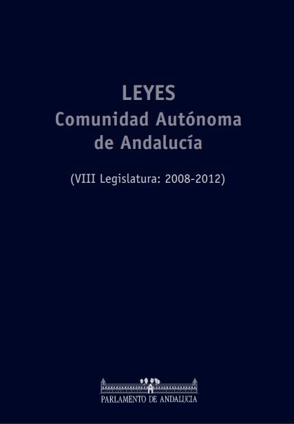 Leyes de la Comunidad Autónoma de Andalucía - Octava legislatura (2008-2012)