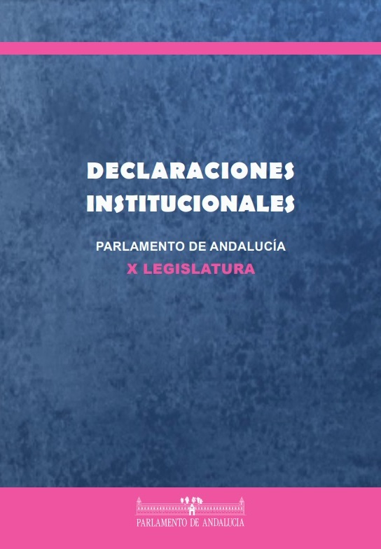Declaraciones institucionales. Décima legislatura (marzo 2015 a octubre 2018)