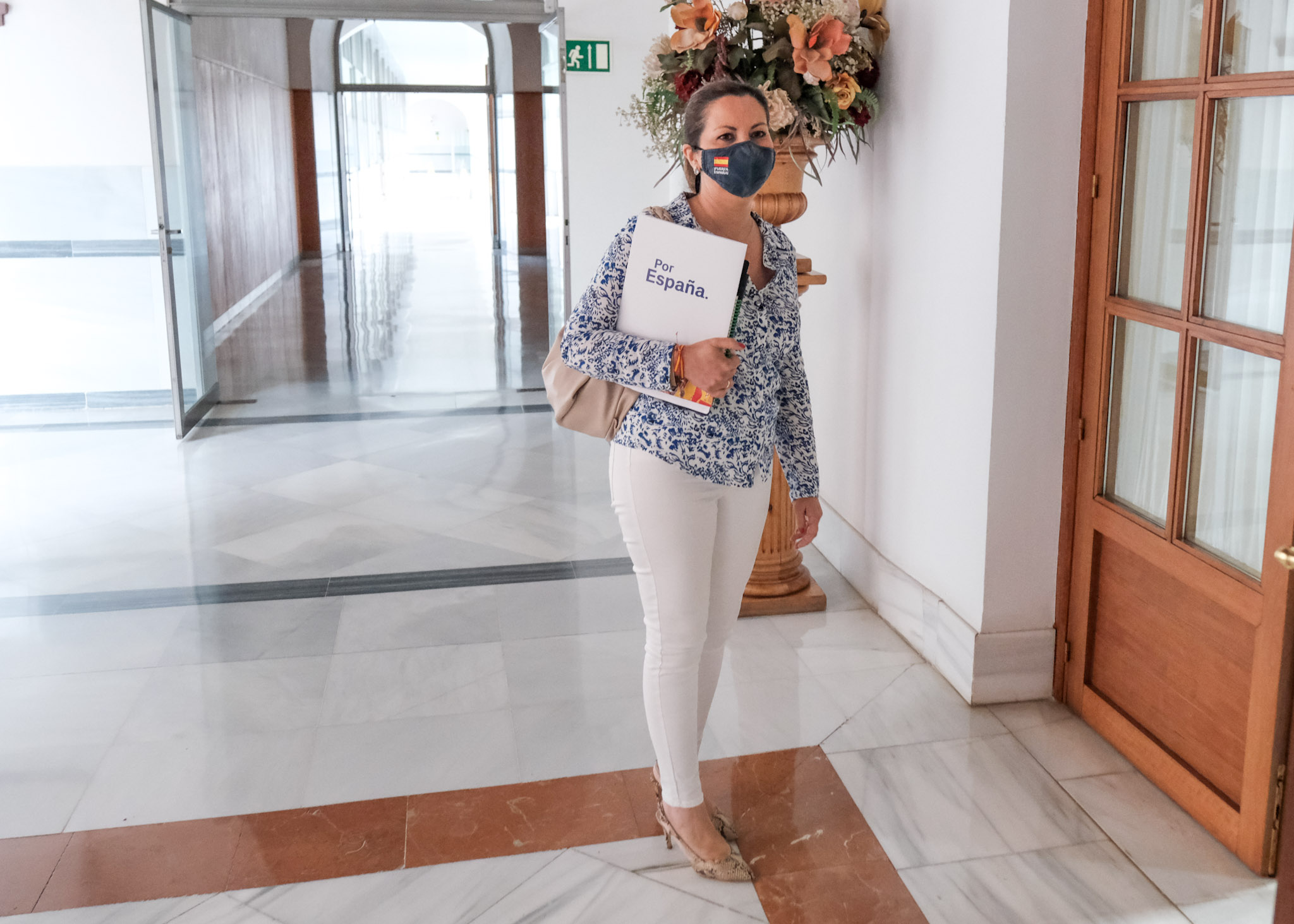 ngela Mulas, diputada de Vox en Andaluca, se dirige a la Comisin de Investigacin 